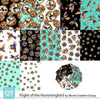 Flight of the Hummingbird Fat Quarter Bundle Floral Fabric - FATQU FLHB 3PKF - 12-Piece Precut - QT Fabrics Quilting Cotton Fabric