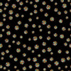 Image of Flight of the Hummingbird Star Clusters Black quilting cotton fabric by Morris Creative Group for QT Fabrics. Features stars on a black background. Cute Little Fabric Shop.