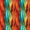 Image of Dreamweaver Color Wave Burnt Orange quilting cotton fabric by Morris Creative Group for QT Fabrics. Features an abstract pattern on an orange background. Cute Little Fabric Shop.