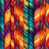 Image of Dreamweaver Dreamweaver Multi quilting cotton fabric by Morris Creative Group for QT Fabrics. Features an abstract pattern on a rainbow background. Cute Little Fabric Shop.