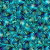 Image of Dreamweaver Color Whirl Turquoise quilting cotton fabric by Morris Creative Group for QT Fabrics. Features an abstract pattern on a blue background. Cute Little Fabric Shop.