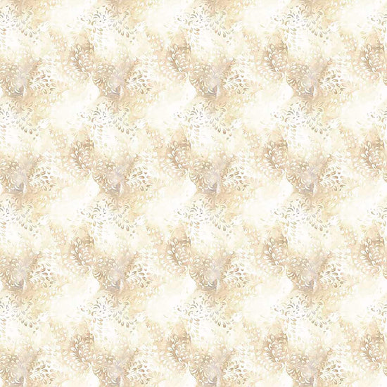 Image of Dreamweaver Blender Birch quilting cotton fabric by Morris Creative Group for QT Fabrics. Features an abstract pattern on a cream background. Cute Little Fabric Shop.