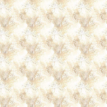 Image of Dreamweaver Blender Birch quilting cotton fabric by Morris Creative Group for QT Fabrics. Features an abstract pattern on a cream background. Cute Little Fabric Shop.