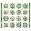 Sylvan Essence Botanical Picture Patches Panel White Floral Fabric - 32305 - QT Fabrics Quilting Cotton Fabric