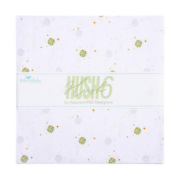 SALE Hush Hush 6 10" Stacker Minimalism Fabric - 10-18340-42 - 42-Piece Precut - Riley Blake Quilting Cotton Fabric