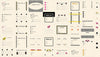 1 800 Calico Thanks I Made This Black Quilt Label Panel - RS4165 - Moda Fabrics Quilting Cotton Fabric