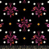 Image of 1 800 Calico Bouquet Black quilting cotton fabric by Alexia Abegg of Ruby Star Society for Moda Fabrics. Features flowers on a black background. Cute Little Fabric Shop.