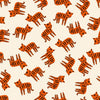 Image of 1 800 Calico Meow Natural quilting cotton fabric by Alexia Abegg of Ruby Star Society for Moda Fabrics. Features cats on a cream background. Cute Little Fabric Shop.