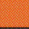 Image of 1 800 Calico Tulip Warm Red quilting cotton fabric by Alexia Abegg of Ruby Star Society for Moda Fabrics. Features flowers on a red background. Cute Little Fabric Shop.