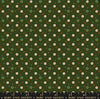 Image of 1 800 Calico Bandana Mossy quilting cotton fabric by Alexia Abegg of Ruby Star Society for Moda Fabrics. Features flowers on a green background. Cute Little Fabric Shop.