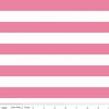 32" End of Bolt - Hot Pink 1" One Inch Stripe - Riley Blake Designs - Jersey KNIT cotton  spandex stretch fabric
