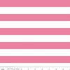 16" End of Bolt - Hot Pink 1" One Inch Stripe - Riley Blake Designs - Jersey KNIT cotton  spandex stretch fabric