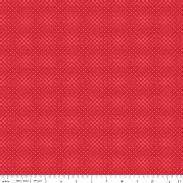 SALE Red Kisses Tone on Tone by Riley Blake Designs - Basic Coordinate - Quilting Cotton Fabric