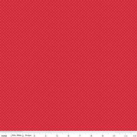 Red Kisses Tone on Tone by Riley Blake Designs - Basic Coordinate - Quilting Cotton Fabric
