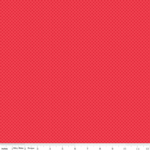 SALE Cayenne Red Kisses Tone on Tone by Riley Blake Designs - Basic Coordinate - Quilting Cotton Fabric - choose your cut