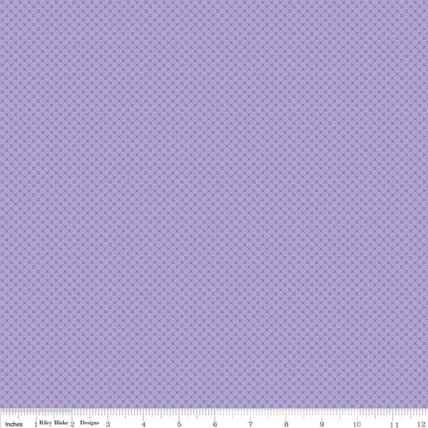 CLEARANCE Lilac Purple Kisses Tone on Tone by Riley Blake Designs - Basic Coordinate - Quilting Cotton Fabric