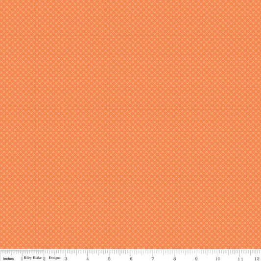 DEAL Orange Kisses Tone on Tone - Riley Blake Designs - Basic Coordinate - Quilting Cotton Fabric