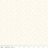 16" End of Bolt - Calico Cream Tone on Tone - Riley Blake Designs - Off White Floral Flowers Basic - Quilting Cotton Fabric