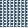 SUPER DEAL! Hello Baby Banner Navy Blue Nursery Fabric C7572 - Riley Blake Quilting Cotton Fabric - by the yard