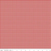 DEAL Red & White 1/8" Eighth Inch Small PRINTED Gingham C440 - Riley Blake Designs - Checker - Quilting Cotton Fabric