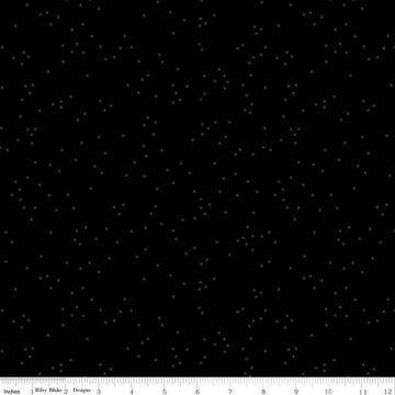 SALE Blossom Tone on Tone Black - Riley Blake Designs - Quilting Cotton Fabric