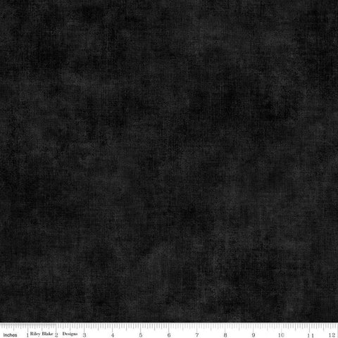 SALE Shades Phantom by Riley Blake Designs - Black Semisolid - Quilting Cotton Fabric