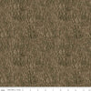 CLEARANCE Fish and Fowl Reeds Brown - Riley Blake  - Outdoors Fishing Birds Plants  - Quilting Cotton