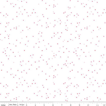 DEAL Blossom on White All the Pink - Riley Blake Designs - Flowers Floral - Quilting Cotton Fabric