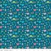 SALE Play Outside Bugs Navy - Riley Blake Designs - Butterflies Dragonflies Flowers Blue  - Quilting Cotton Fabric