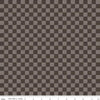 SALE Send Me to the Woods Buffalo Plaid Brown - Riley Blake Designs - Outdoors Check Checkered Checks   - Quilting Cotton Fabric