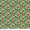 SALE Christmas Traditions Stockings Green - Riley Blake Designs - Christmas Stockings  - Quilting Cotton Fabric