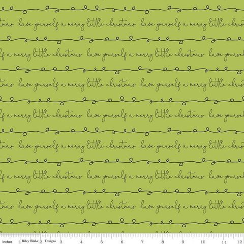 Christmas Village Fabric Pretty Presents Green for Riley Blake Designs –  Flat Creek Fabric