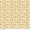 CLEARANCE Give Thanks Blossoms C9523 Cream - Riley Blake Designs - Thanksgiving Autumn Fall Floral Flowers - Quilting Cotton Fabric