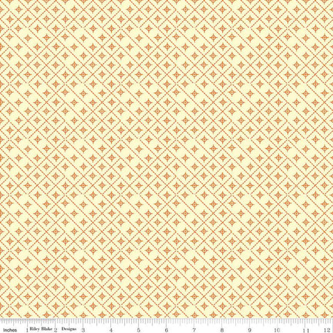 SALE Give Thanks Diamonds C9524 Cream - Riley Blake Designs - Thanksgiving Autumn Fall Geometric Compass Points -  Quilting Cotton Fabric