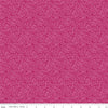 SALE New Dawn Blossoms C9855 Fuchsia - Riley Blake Designs - Pink Floral Flowers Pin Dots - Quilting Cotton Fabric