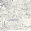 Destinations Map C10030 Cream - Riley Blake Designs - Grid City Streets Waterways DIGITALLY PRINTED - Quilting Cotton Fabric