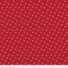 SALE Prim Blossom C9691 Barn Red - Riley Blake Designs - Flower Sprigs Floral  - Quilting Cotton Fabric