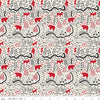 SALE Wild at Heart Map C9822 Cream - Riley Blake Designs - Outdoors Bear Moose Trails Forest Trees - Quilting Cotton Fabric