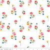SALE Glohaven Flowers C9832 White - Riley Blake Designs - Floral -  Quilting Cotton Fabric