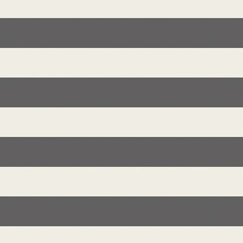 CLEARANCE KNIT Striped Bold Graphite by Art Gallery - Stripes Gray Off-White Cream - Jersey KNIT Cotton Stretch Fabric -