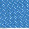 SALE Blue Stitch Daisy C10065 Blue - Riley Blake Designs - Floral Flowers Daisies White -  Quilting Cotton Fabric