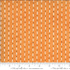 DEAL Figs & Shirtings Papas Pajamas 20396 Marmalade - Moda Fabrics - Stripes Striped Natural Off-White on Orange - Quilting Cotton Fabric