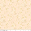 27" End of Bolt-CLEARANCE Rose and Violet's Garden Faded Roses C10412 Beehive-Riley Blake-Floral Tone-on-Tone Cream -Quilting Cotton Fabric