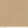 All About Plaids Houndstooth C637 Tan - Riley Blake Designs - Broken Check - Quilting Cotton Fabric