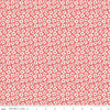 SALE Flea Market Daisy C10219 Lipstick - Riley Blake Designs - White Daisies on Pink Floral Flowers - Lori Holt  - Quilting Cotton Fabric