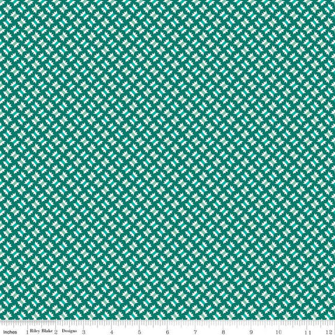 CLEARANCE Flea Market Flossy C10227 Jade - Riley Blake Designs -  Diagonal Green -   - Quilting Cotton Fabric