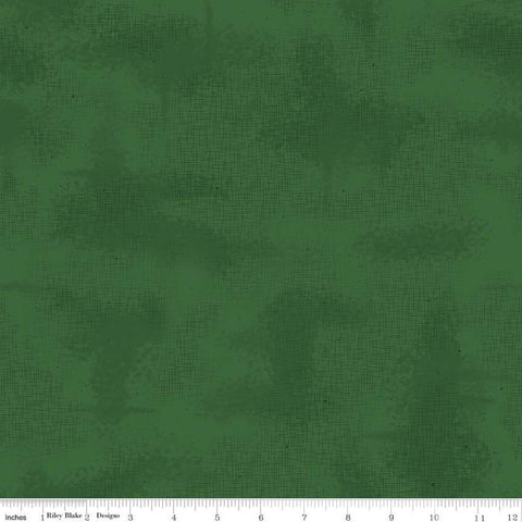 Fat Quarter End of Bolt - SALE Shabby C605 Mountain Green by Riley Blake - Green Lines Specks Shaded Tone on Tone - Quilting Cotton Fabric