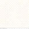 Bee Cross Stitch on Cloud C747 Cottage - Riley Blake Designs -  Aqua Blue Xs on Off-White - Lori Holt - Quilting Cotton Fabric