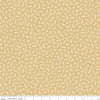 SALE Gingham Gardens Stems C10356 Gold - Riley Blake Designs - Floral Sprigs Cream Flowers Leaves - Quilting Cotton Fabric