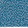 SALE Rocky Mountain Wild Berries C10291 Blue - Riley Blake Designs - Floral Berry Sprigs - Quilting Cotton Fabric